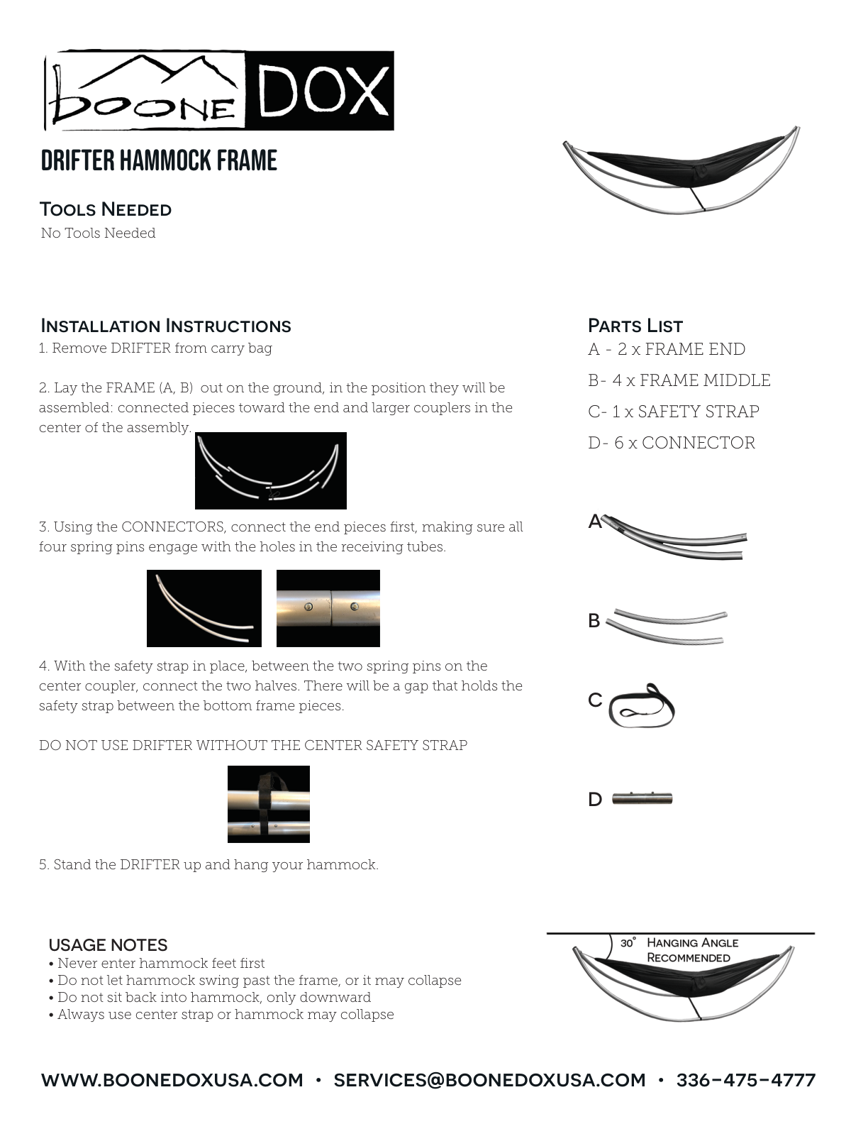 Drifter Hammock Frame