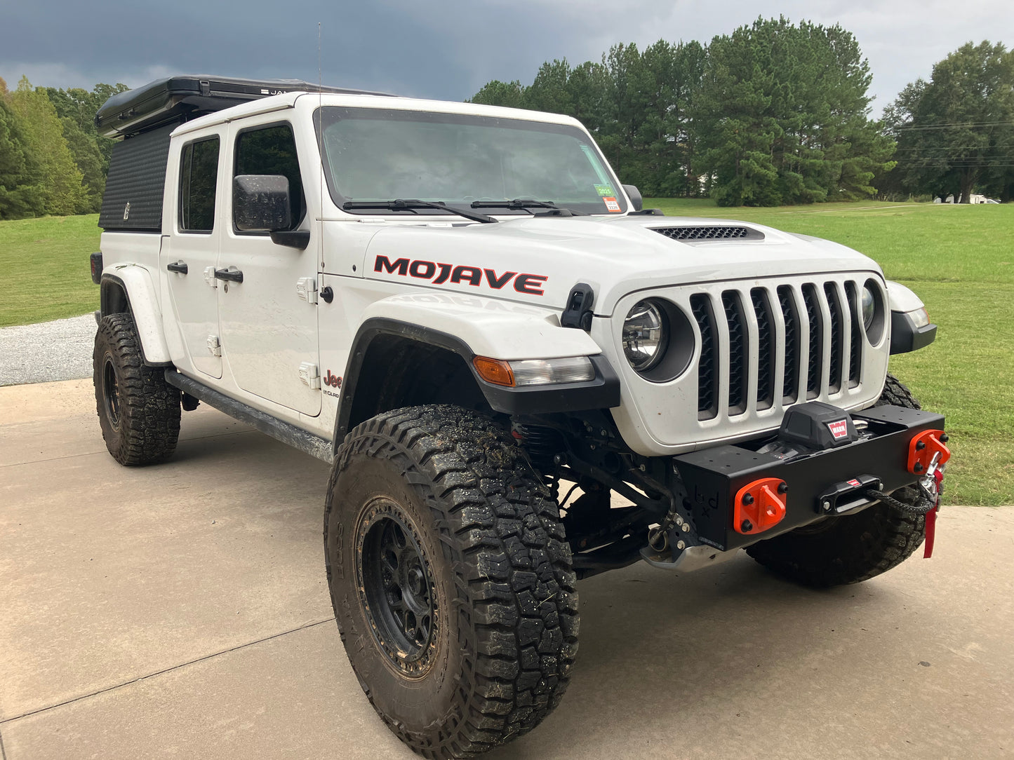 Dirty Winch Bumper for Jeep and Gladiator JK/JL/JT