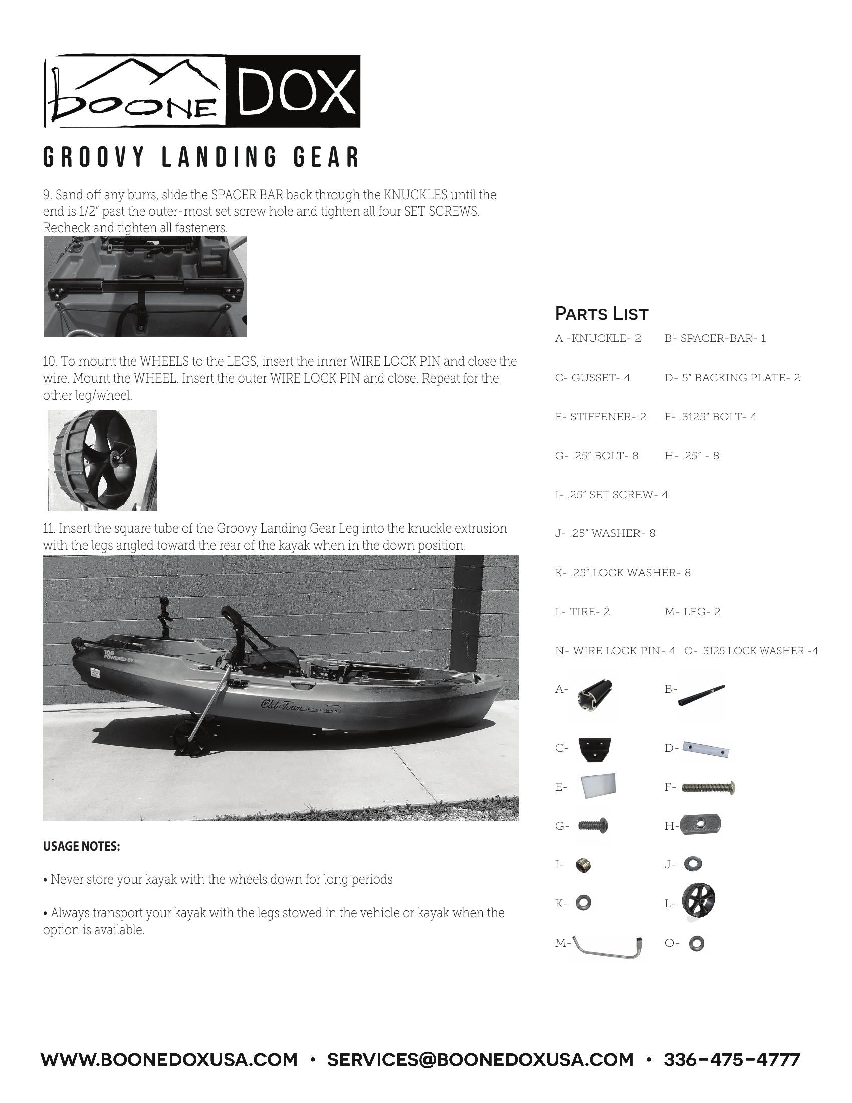 native sidekick vs boonedox landing gear Boonedox Groovy Landing Gear Standard Kit