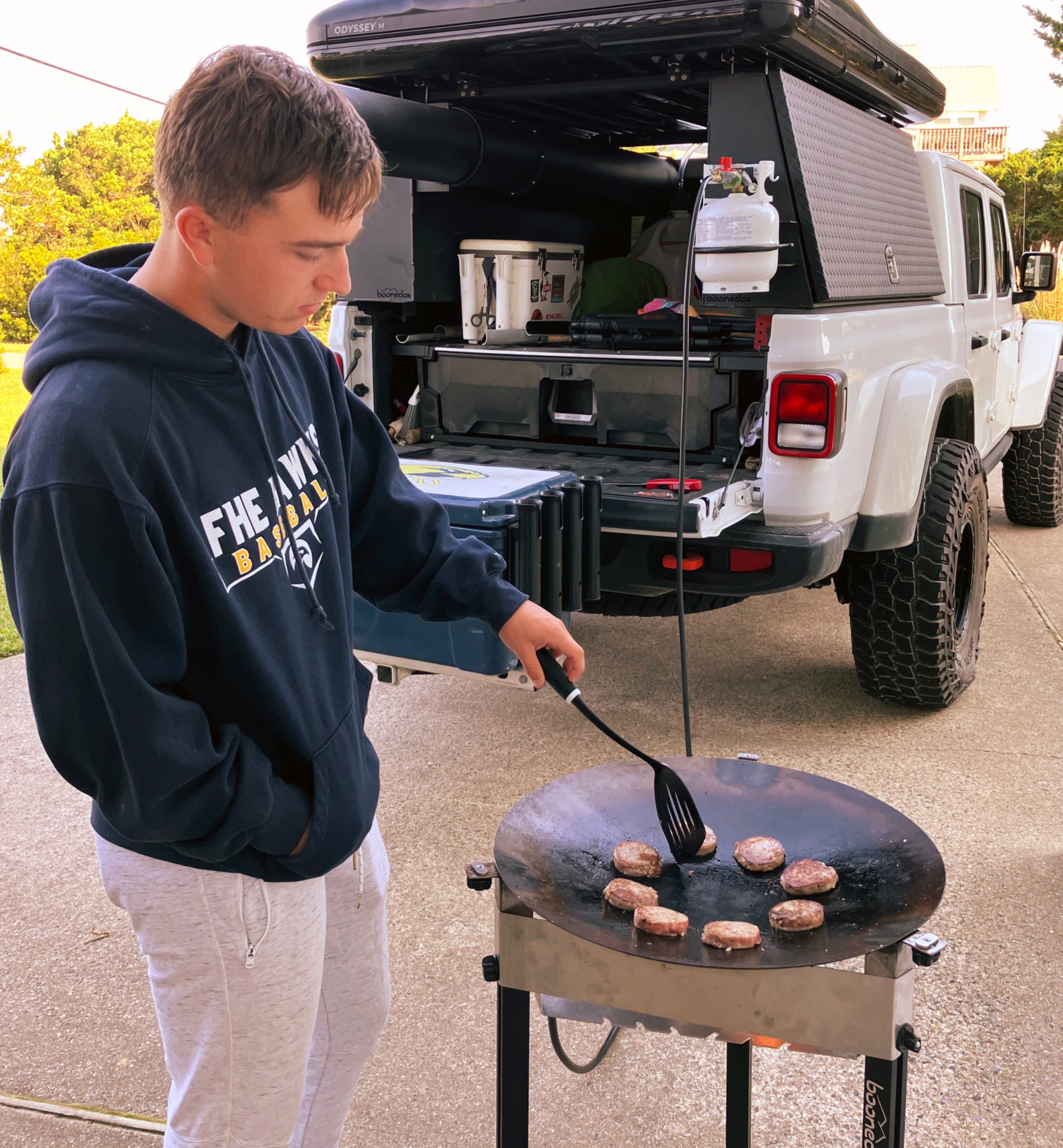 Skedaddle Portable Propane Cooking Wok – Boonedox