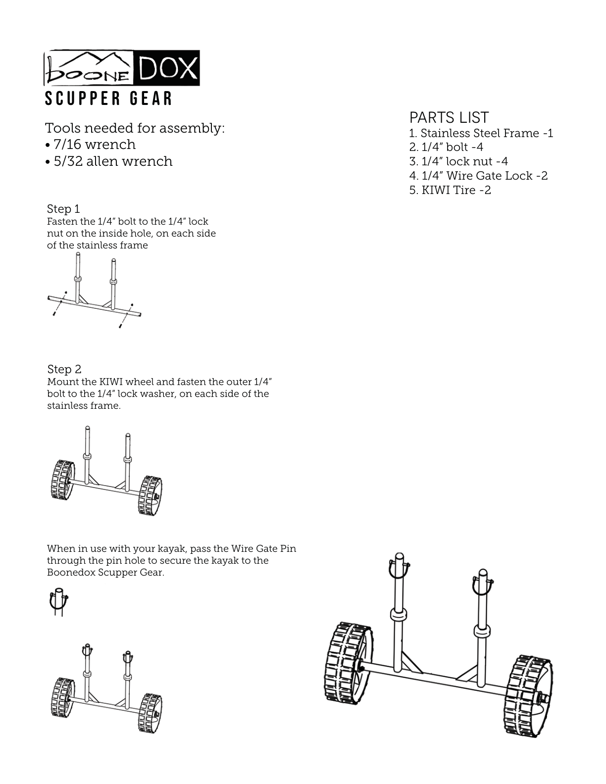 Hobie Scupper Gear